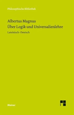 Über Logik und Universalienlehre (eBook, PDF) - Albertus Magnus