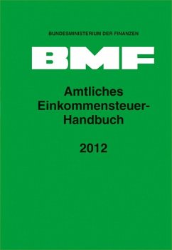 Cover Amtliches Einkommensteuer-Handbuch 2012