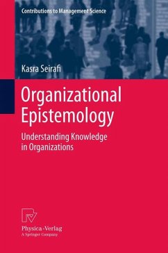 Organizational Epistemology (eBook, PDF) - Seirafi, Kasra