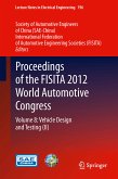 Proceedings of the FISITA 2012 World Automotive Congress (eBook, PDF)