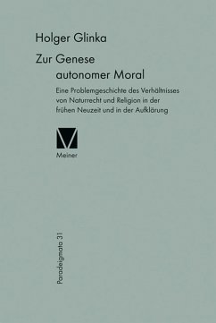 Zur Genese autonomer Moral (eBook, PDF) - Glinka, Holger