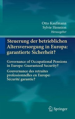 Steuerung der betrieblichen Altersversorgung in Europa: garantierte Sicherheit? (eBook, PDF)