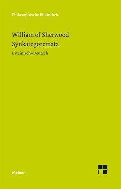 Syncategoremata (eBook, PDF) - William of Sherwood