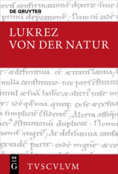 Von der Natur. De rerum natura - Lukrez