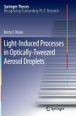 Light-Induced Processes in Optically-Tweezed Aerosol Droplets