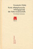 Kants Metaphysische Anfangsgründe der Naturwissenschaft (eBook, PDF)