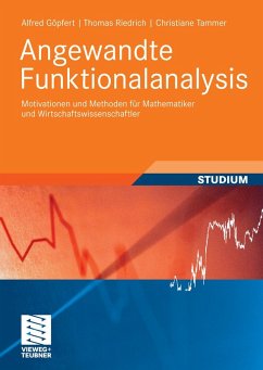 Angewandte Funktionalanalysis (eBook, PDF) - Göpfert, Alfred; Riedrich, Thomas; Tammer, Christiane