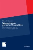 Wissenstransfer deutscher Universitäten (eBook, PDF)