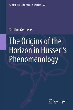 The Origins of the Horizon in Husserl’s Phenomenology (eBook, PDF) - Geniusas, Saulius