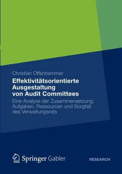 Effektivitätsorientierte Ausgestaltung von Audit Committees (eBook, PDF) - Offenhammer, Christian