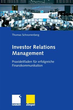 Investor Relations Management (eBook, PDF) - Schnorrenberg, Thomas