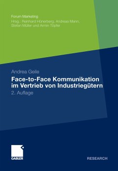 Face-to-Face Kommunikation im Vertrieb von Industriegütern (eBook, PDF) - Geile, Andrea