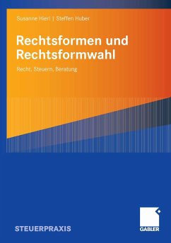 Rechtsformen und Rechtsformwahl (eBook, PDF) - Hierl, Susanne; Huber, Steffen