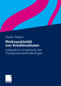 Risikopublizität von Kreditinstituten (eBook, PDF) - Weber, Dieter