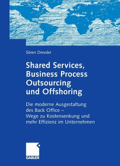 Shared Services, Business Process Outsourcing und Offshoring (eBook, PDF) - Dressler, Sören