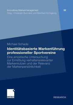 Identitätsbasierte Markenführung professioneller Sportvereine (eBook, PDF) - Schade, Michael