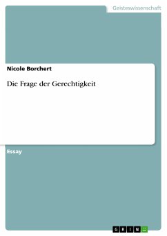 Die Frage der Gerechtigkeit (eBook, PDF) - Borchert, Nicole