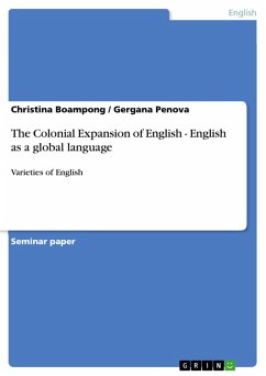 The Colonial Expansion of English - English as a global language (eBook, ePUB)