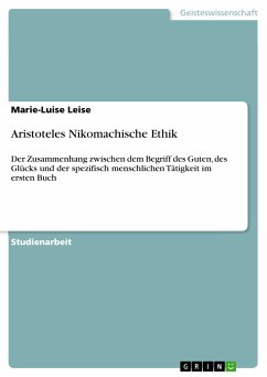 Aristoteles Nikomachische Ethik (eBook, PDF)