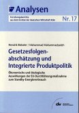 Gesetzesfolgenabschätzung und Integrierte Produktpolitik (eBook, PDF)