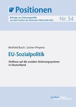 EU-Sozialpolitik (eBook, PDF) - Busch, Berthold; Pimpertz, Jochen
