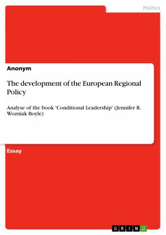 The development of the European Regional Policy (eBook, ePUB)