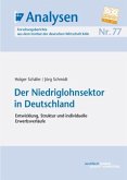 Der Niedriglohnsektor in Deutschland (eBook, PDF)