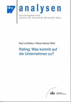 Rating: Was kommt auf die Unternehmen zu? (eBook, PDF) - Lichtblau, Karl; Röhl, Klaus H