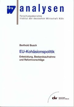 EU-Kohäsionspolitik (eBook, PDF) - Busch, Berthold