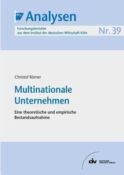 Cover Multinationale Unternehmen (eBook, PDF)