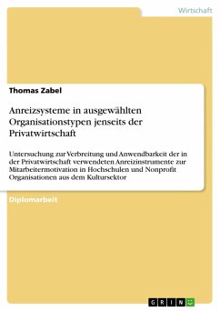 Anreizsysteme in ausgewählten Organisationstypen jenseits der Privatwirtschaft (eBook, ePUB) - Zabel, Thomas