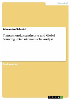 Transaktionskostentheorie und Global Sourcing - Eine ökonomische Analyse (eBook, ePUB) - Schmidt, Alexandra