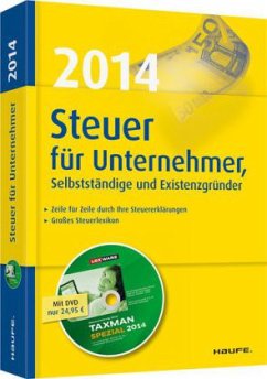 Cover Steuer 2014 für Unternehmer, Selbstständige und Existenzgründer, m. DVD-ROM 'TAXMAN SPEZIAL'