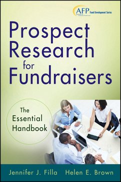 Prospect Research for Fundraisers (eBook, ePUB) - Filla, Jennifer J.; Brown, Helen E.
