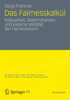 Das Fairnesskalkül (eBook, PDF) - Pointner, Sonja