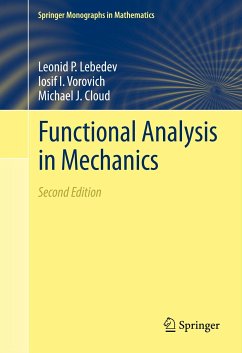 Functional Analysis in Mechanics (eBook, PDF) - Lebedev, Leonid P.; Vorovich, Iosif I.; Cloud, Michael J.