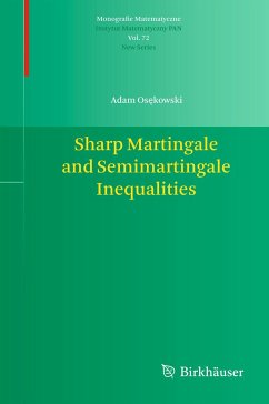 Sharp Martingale and Semimartingale Inequalities (eBook, PDF) - Osękowski, Adam