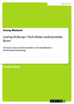 Ludvig Holbergs "Niels Klims underjordiske Reise" (eBook, ePUB)