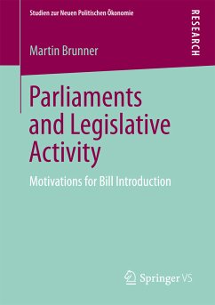 Parliaments and Legislative Activity (eBook, PDF) - Brunner, Martin
