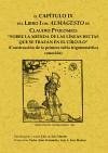 Almagesto sobre las medidas de las lineas rectas que se tratan en el circulo