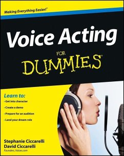 Voice Acting For Dummies (eBook, ePUB) - Ciccarelli, David; Ciccarelli, Stephanie