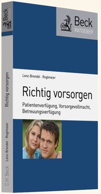 Richtig vorsorgen (eBook, ePUB) - Lenz-Brendel, Nina; Roglmeier, Julia