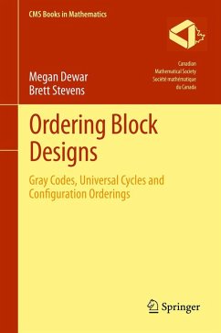 Ordering Block Designs (eBook, PDF) - Dewar, Megan; Stevens, Brett
