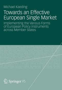 Towards an Effective European Single Market (eBook, PDF) - Kaeding, Michael