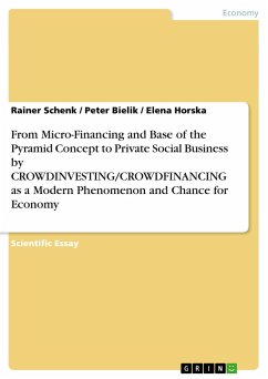 From Micro-Financing and Base of the Pyramid Concept to Private Social Business by CROWDINVESTING/CROWDFINANCING as a Modern Phenomenon and Chance for Economy - Bielik, Peter;Schenk, Rainer;Horska, Elena