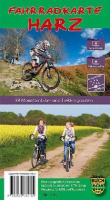 Fahrradkarte Harz, wetterfest, 2 Bl. - Schmidt, Thorsten;Spachmüller, Bernhard