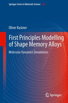 First Principles Modelling of Shape Memory Alloys (eBook, PDF) - Kastner, Oliver