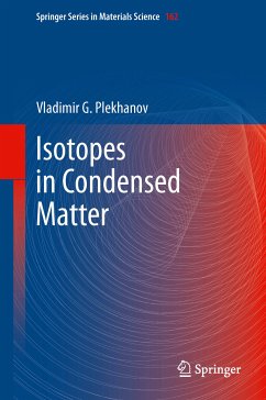 Isotopes in Condensed Matter (eBook, PDF) - G. Plekhanov, Vladimir