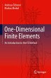 One-Dimensional Finite Elements (eBook,... - Bild 1