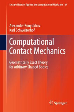 Computational Contact Mechanics (eBook, PDF) - Konyukhov, Alexander; Schweizerhof, Karl